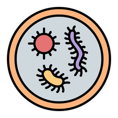 Bacteria Icon