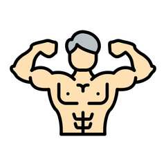 Muscle Man Icon