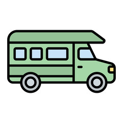 Camper Van Icon