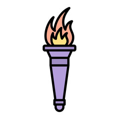 Flame Torch Icon