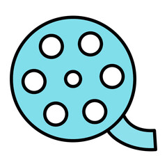 Fototapeta premium Film Roll Icon