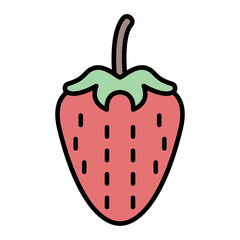 Fototapeta premium Strawberry Icon