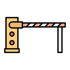 Parking Barrier Icon