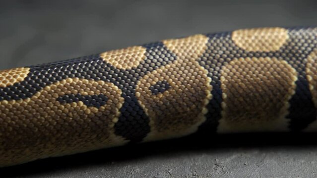 Background of snakeskin. The snake is crawling