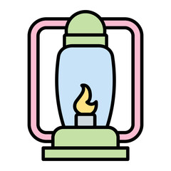 Oil lamp Icon
