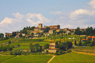 Naklejka premium Panzano, Florence