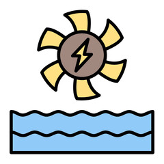 Hydro Power Icon