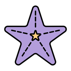 Fototapeta premium Starfish Icon