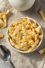 Homemade Fried Wonton Strips