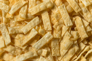 Homemade Fried Wonton Strips