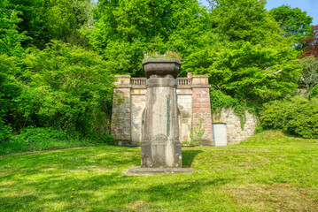 Fototapeta na wymiar Historisches Denkmal an der Kaiserhöhe in Wuppertal