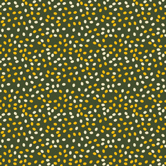 dotted endless pattern. randomly scattered dots. cute doodle pattern