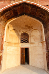 Fototapeta na wymiar Exterior of Humayun's Tomb, Delhi, India, Asia