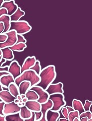 pink flower background