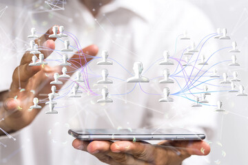 team hierarchy connection group digital