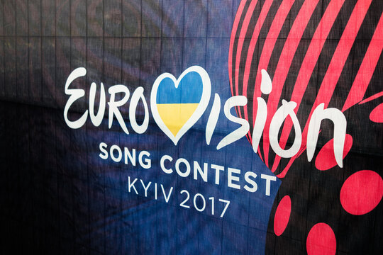 Kyiv, Ukraine - May 10, 2017: Eurovision Song Contest 2017 in Kyiv, Ukraine, Fan Zone