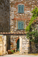 Fototapeta na wymiar Castagnoli, borgo medievale. Chianti, Toscana, Italia
