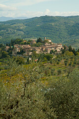 Obraz premium Castello,Verrazzano,Chianti, Toscana, Italia
