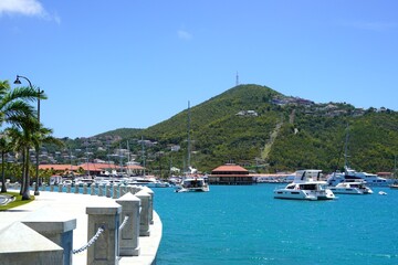 Obraz premium Charlotte Amalie, St Thomas USVI waterfront