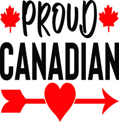 Canada Day vector illustration - red Happy Canada Day typography tshirt design, Canada maple leaf, July 1st greeting vector