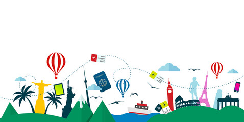 vacanze, turismo, viaggi, viaggiare, giro del mondo © xyz+