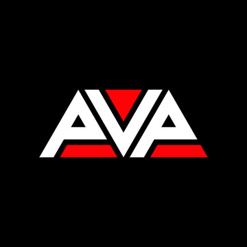 PVP triangle letter logo design with triangle shape. PVP triangle logo design monogram. PVP triangle vector logo template with red color. PVP triangular logo Simple, Elegant, and Luxurious Logo...