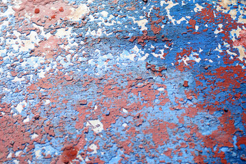 Coque bateau - peinture écaillée