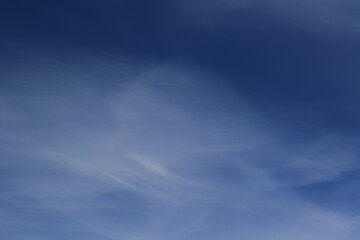 soft light white clouds and blue sky