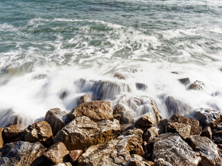 Long exposure of meditteranean sea