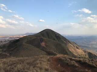 view of the mountains