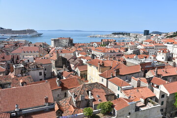 Fototapeta premium Croatia, Dalmatia, Split, heritage city, 