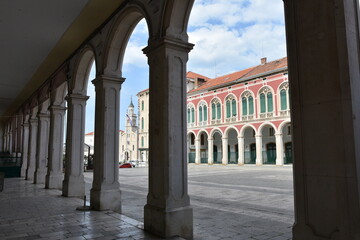 Fototapeta premium Croatia, Dalmatia, Split, heritage city, 
