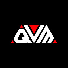 QVM triangle letter logo design with triangle shape. QVM triangle logo design monogram. QVM triangle vector logo template with red color. QVM triangular logo Simple, Elegant, and Luxurious Logo...