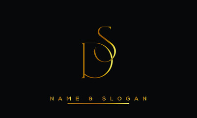 DS,  SD,  D,  S   Abstract  Letters  Logo  Monogram