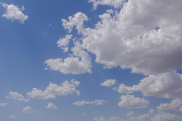 cloud set reminiscent of the european continent, shaped clouds, clouds and fantasy world,