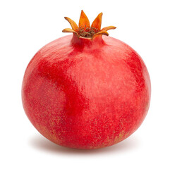 pomegranate path isolated on white