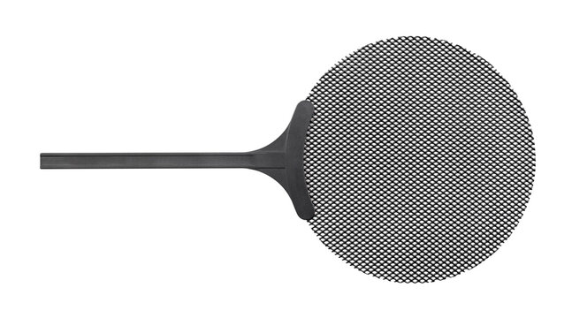 mic pop filter path isolated on white