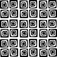 Seamless abstract geometric hand drawn pattern.