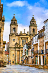 Church and convent of San Francisco in Santiago de Compostela - Galicia, Spain