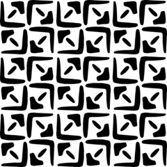 Seamless abstract geometric hand drawn pattern.