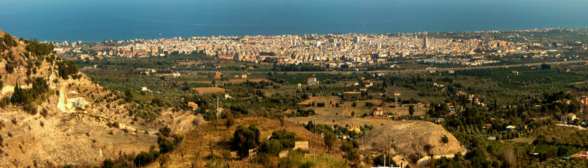 Obraz premium Foto panoramica città di Avola
