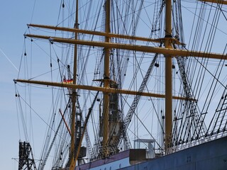 Obraz premium Das Schiff Peking in Hamburg