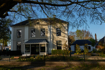Apeldoorn, Netherlands - April 19, 2022 - A street close the center of the town at the beginning of...