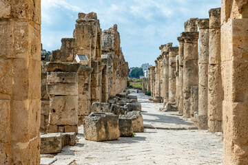 Arch of Hadrian at Nekropole Al-Bass Tire in Lebanon