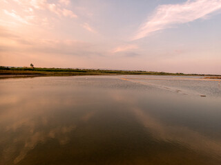 Fototapeta premium Pantano nella riserva faunistica di Vendicari