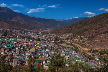 Paro, Bhutan. Its airport is described as one of the most difficult in the world but still serves...