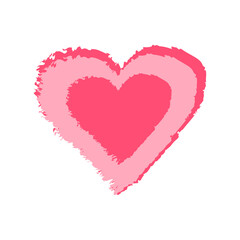 Heart set. Valentine's Day .Vector flat illustration.