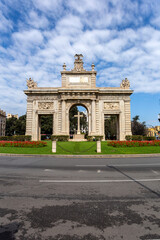 Obraz premium Porta de la Mar square in Valencia