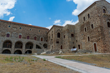 Fototapeta premium The Palace of the Despots at the upper Town of Mystras