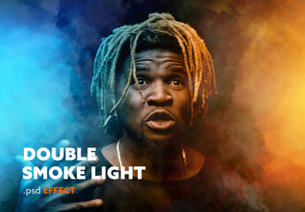 Double Smoked Light Effect - obrazy, fototapety, plakaty
